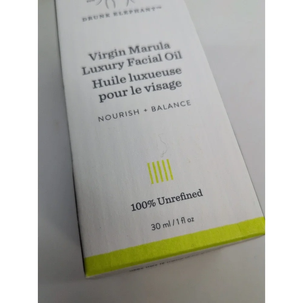 LEGIT NIB!😍Drunk Elephant Virgin Marula Luxury Facial Oil Gluten-Free Vegan 1oz